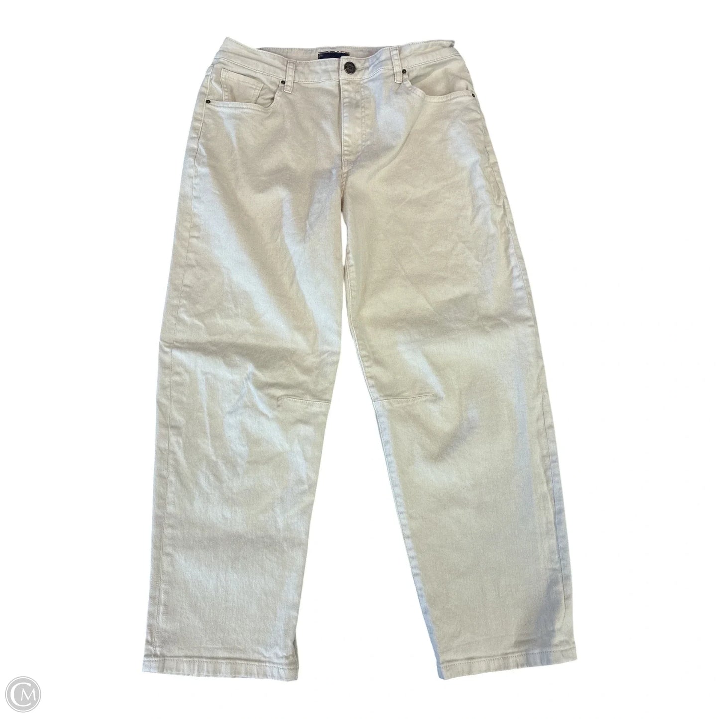 Jeans Wide Leg By Kut In Beige, Size: 10
