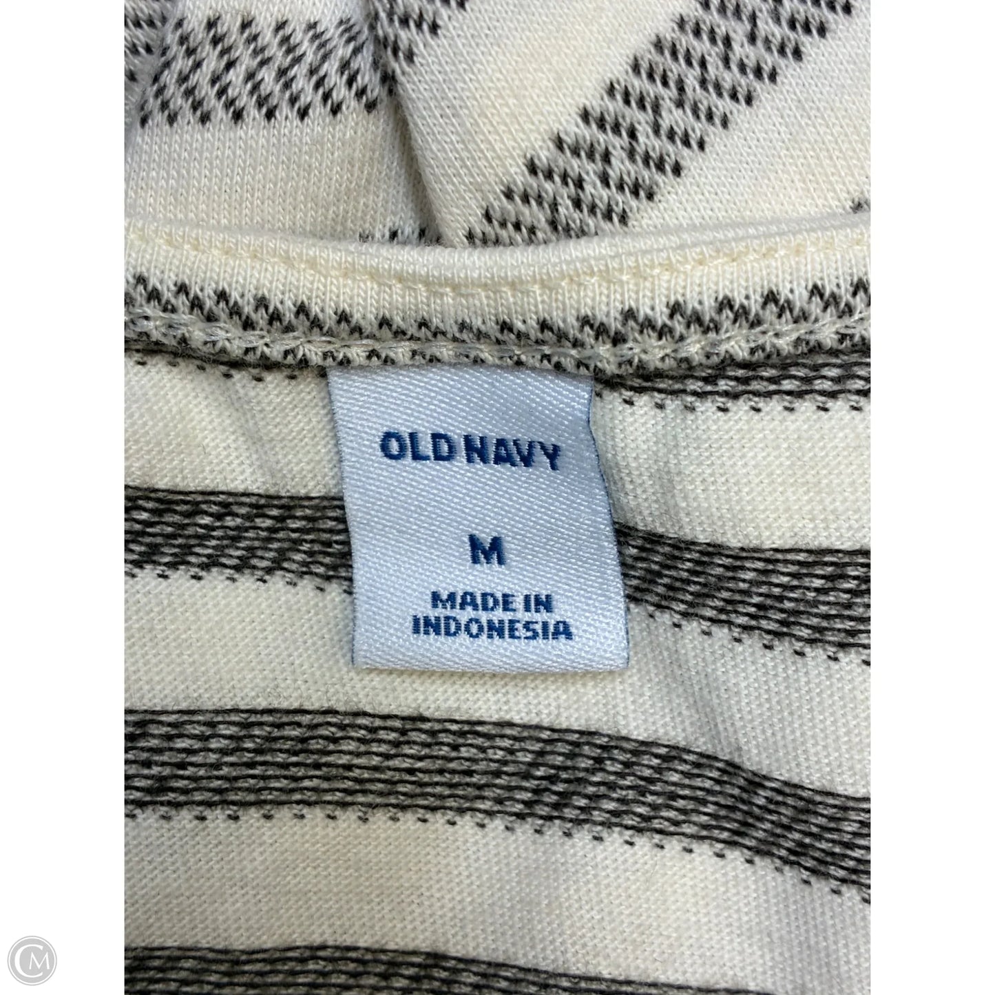 Dress Casual Short By Old Navy In Cream & Grey, Size: M