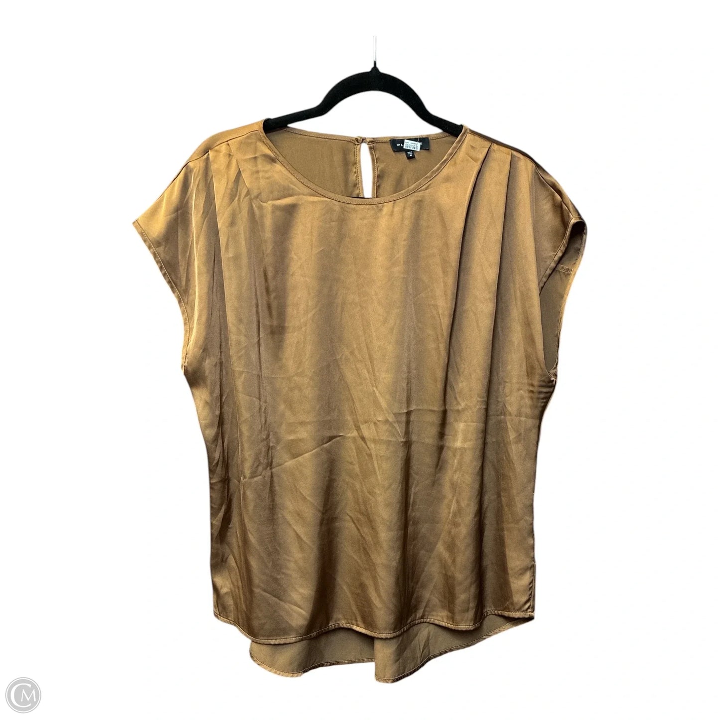 Top Sleeveless By Clothes Mentor In Brown, Size: M