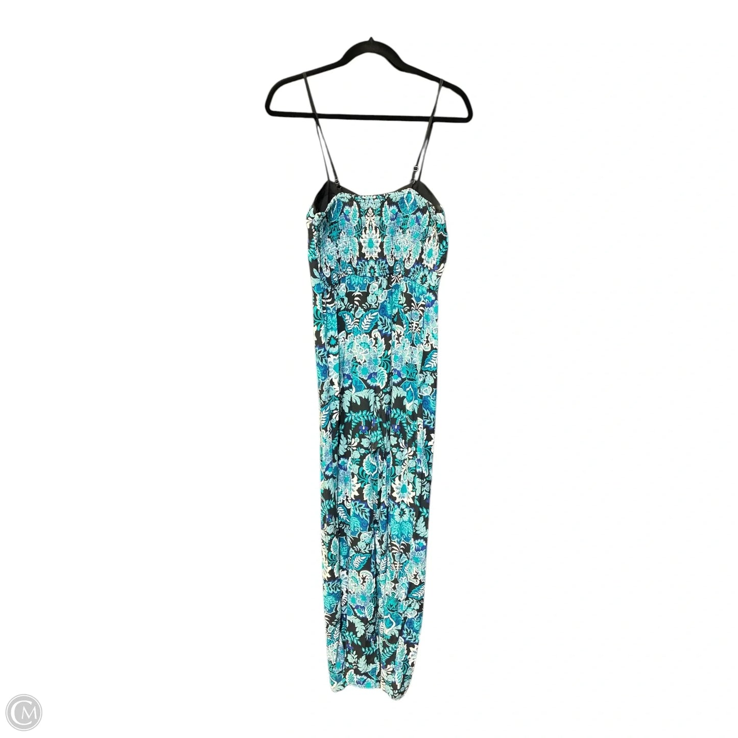 Jumpsuit By Xhilaration In Blue & Green, Size: M