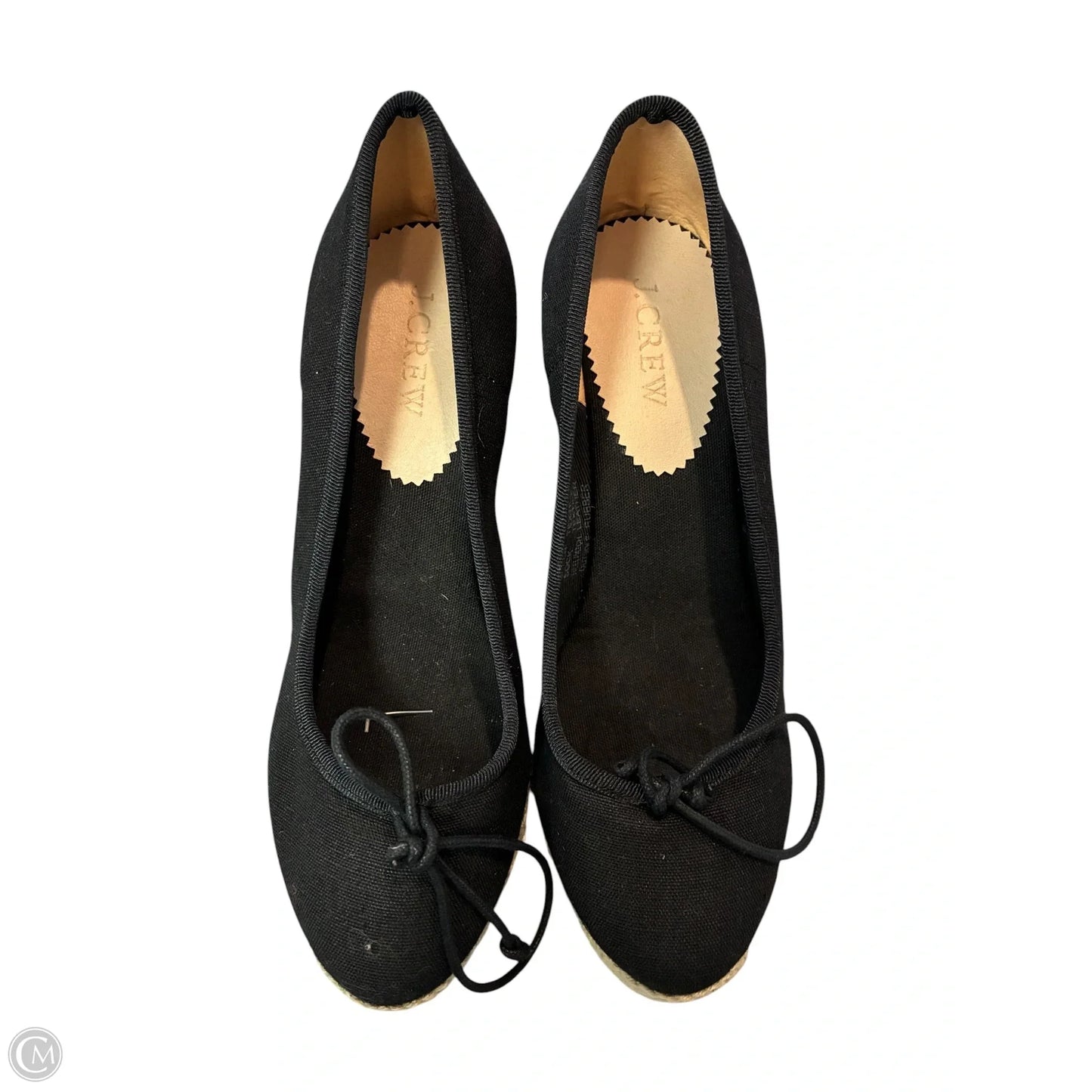 Shoes Heels Wedge By J. Crew In Black & Tan, Size: 6