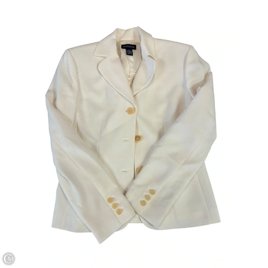 Blazer By Ann Taylor In Cream, Size: 2