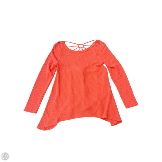 Top Long Sleeve By Altard State In Orange, Size: S