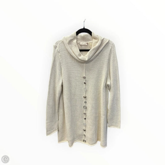Sweater By Soft Surroundings In Cream, Size: Xl