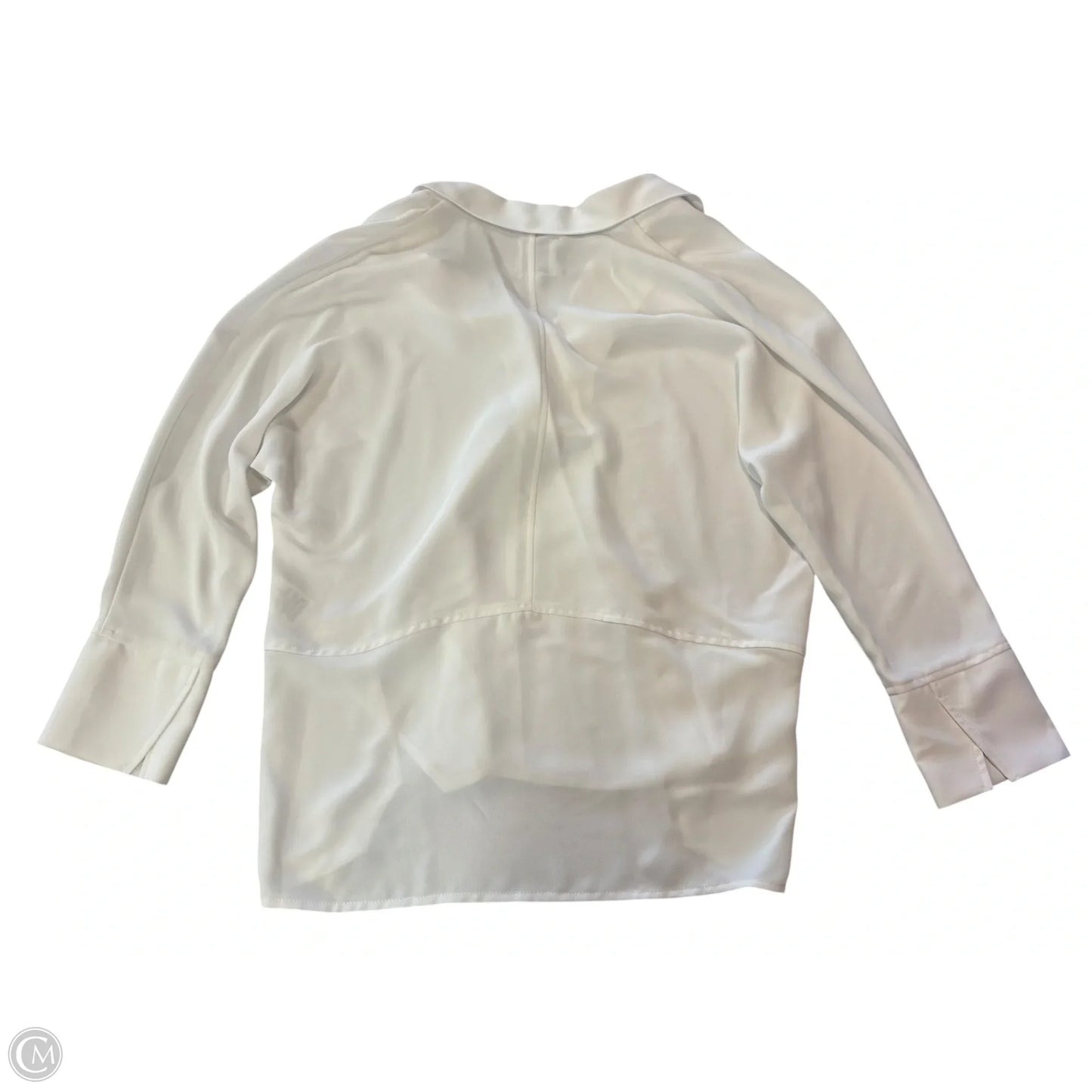 Blouse Long Sleeve By Nic + Zoe In White, Size: Xs