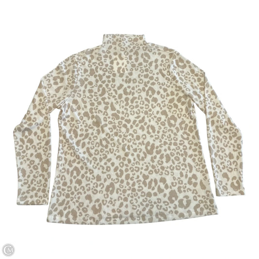 Sweater By Emily Daniels In Animal Print, Size: L