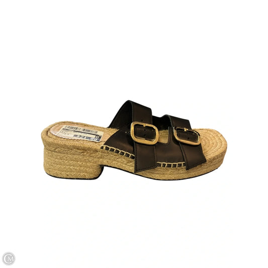 Sandals Heels Block By J. Crew In Black, Size: 8.5