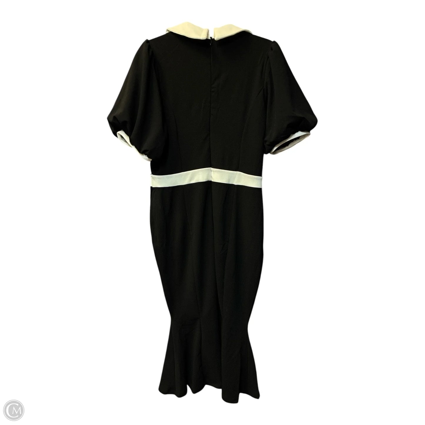 Dress Party Long By Fashion Nova In Black & White, Size: 1x