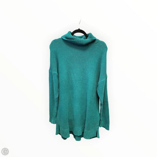 Sweater By Lands End In Teal, Size: Xl