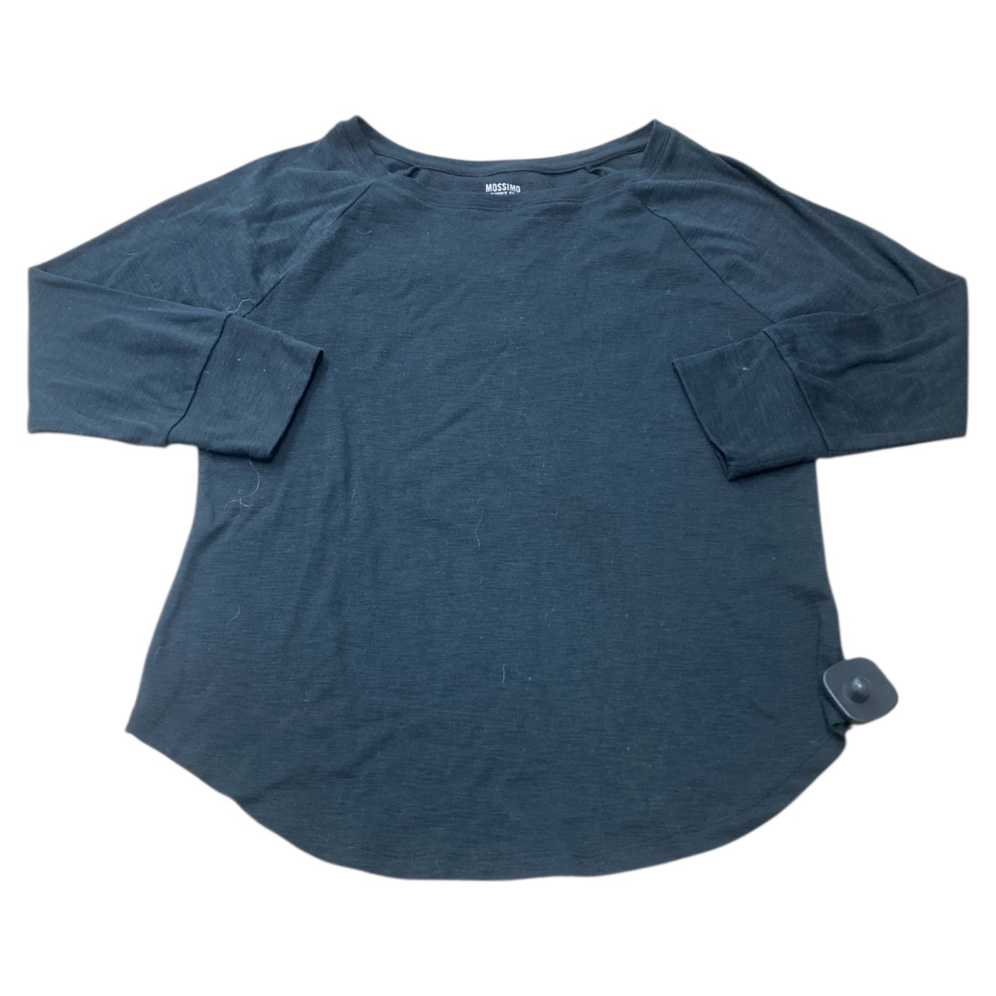 Top 3/4 Sleeve Basic By Mossimo In Black, Size:M