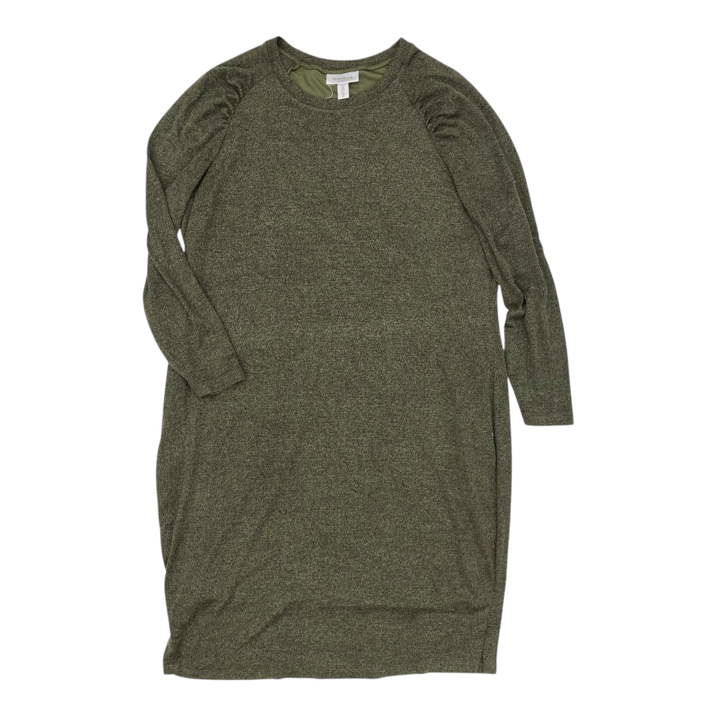 Mat Dress By Motherhood In Green, Size:2X