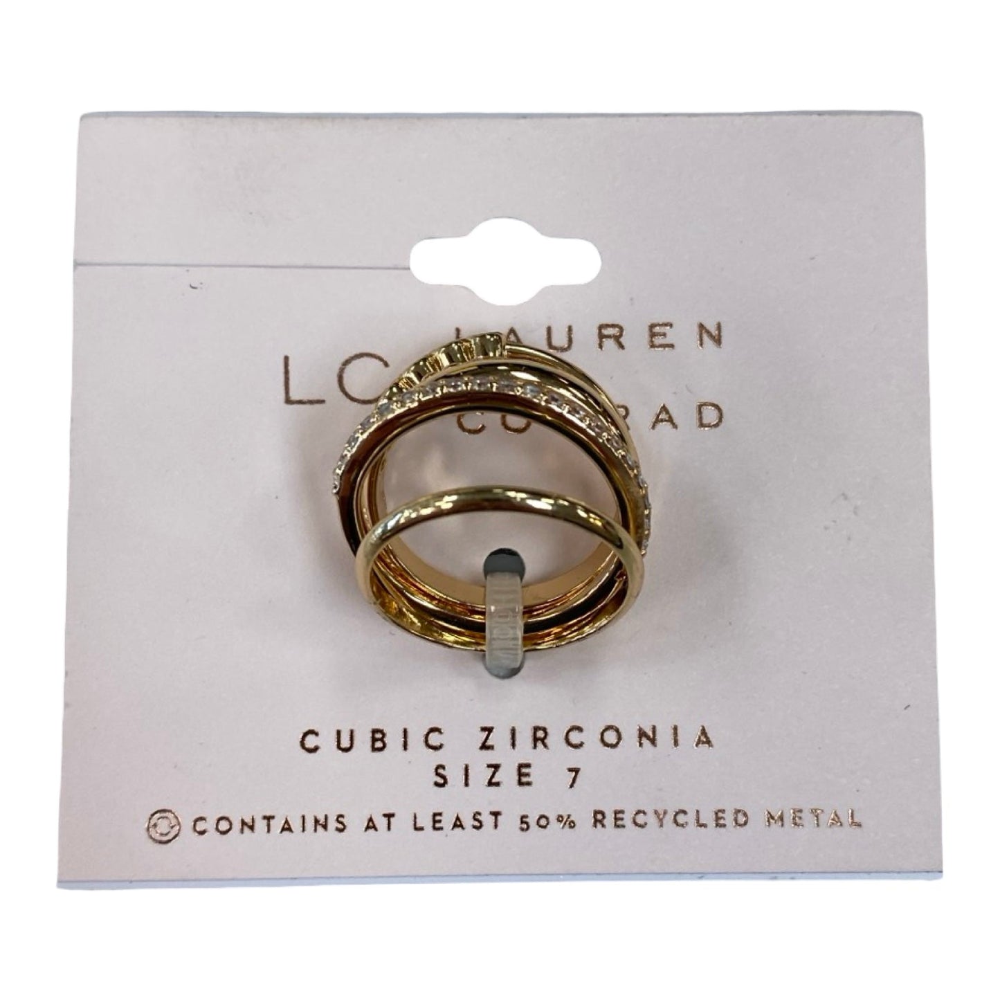 Ring Stackable By Lc Lauren Conrad In Gold