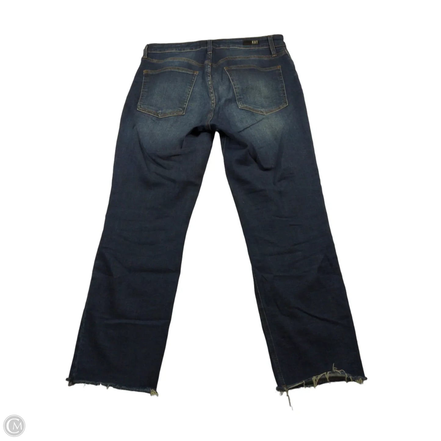 Jeans Straight By Kut In Blue, Size: 12
