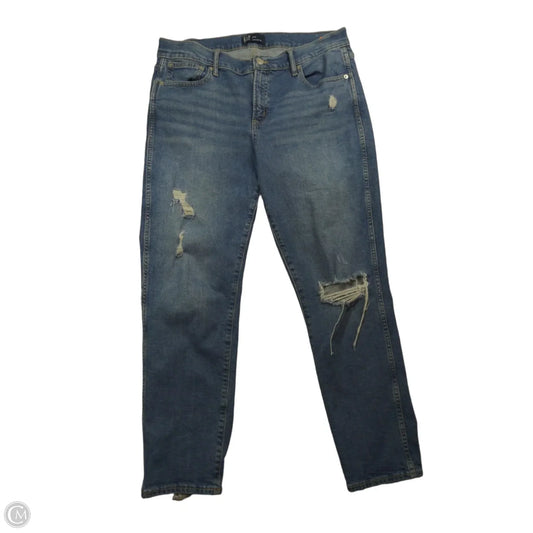 Jeans Straight By Gap In Blue, Size: 14