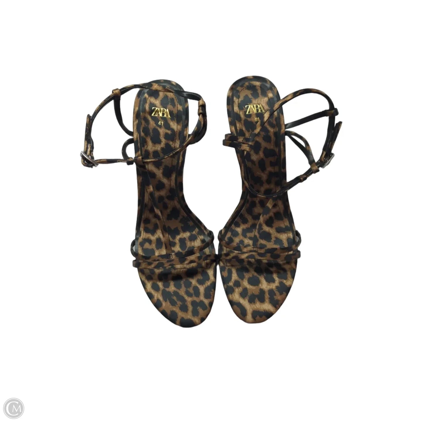 Shoes Heels Stiletto By Zara In Animal Print, Size: 10