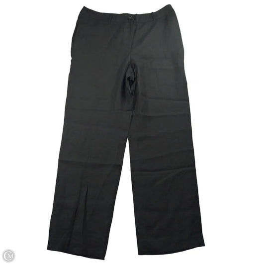Pants Linen By Talbots In Black, Size: 14