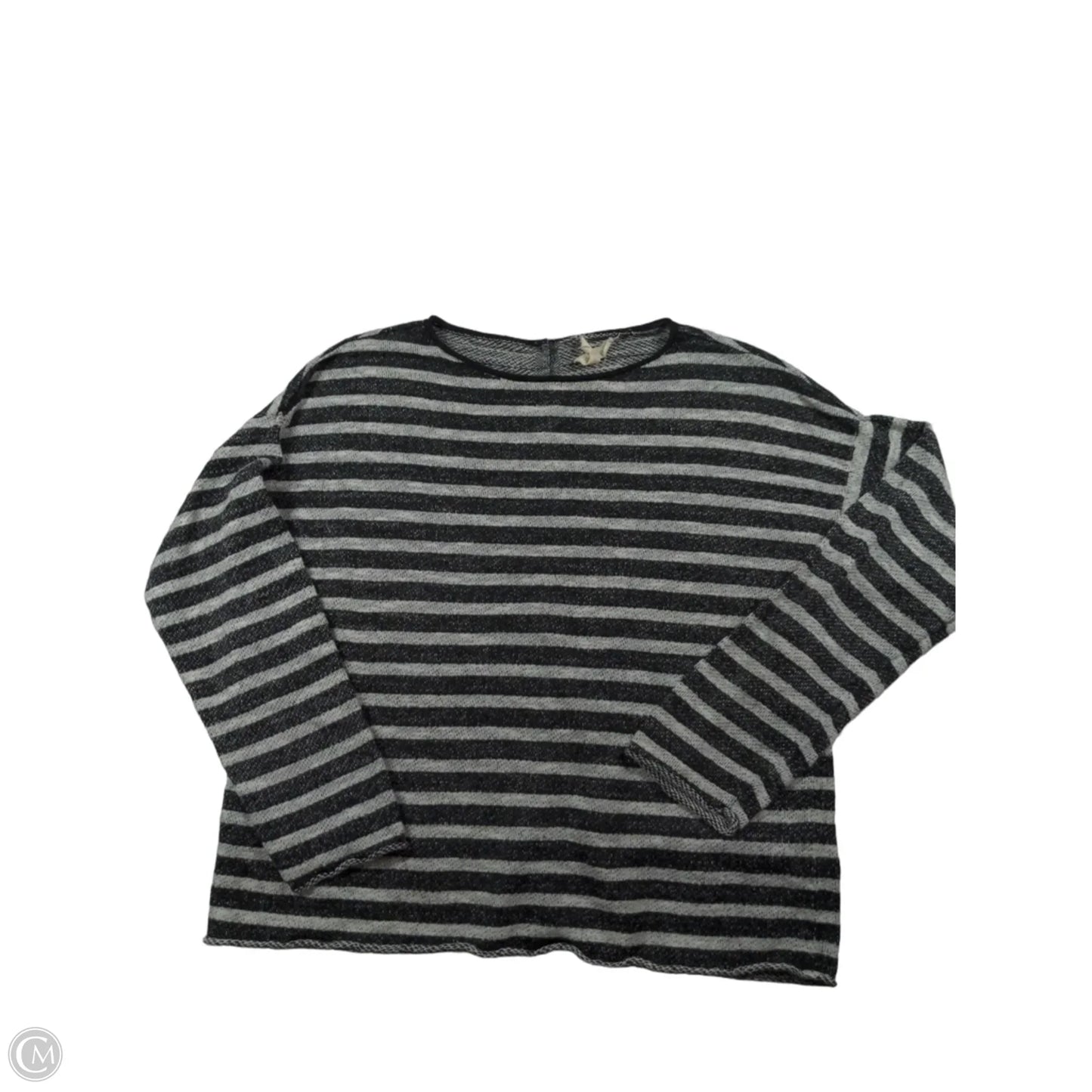 Sweater By Eileen Fisher In Black & White, Size: Xs