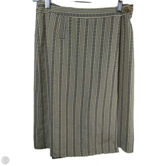 Skirt Designer By Tory Burch In Black & Brown, Size: 0