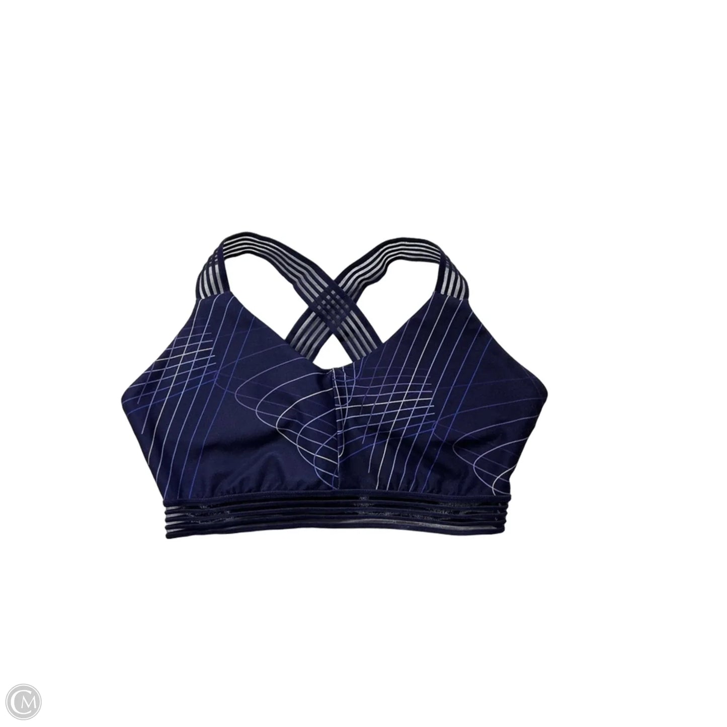 Athletic Bra By Fabletics In Blue, Size: S