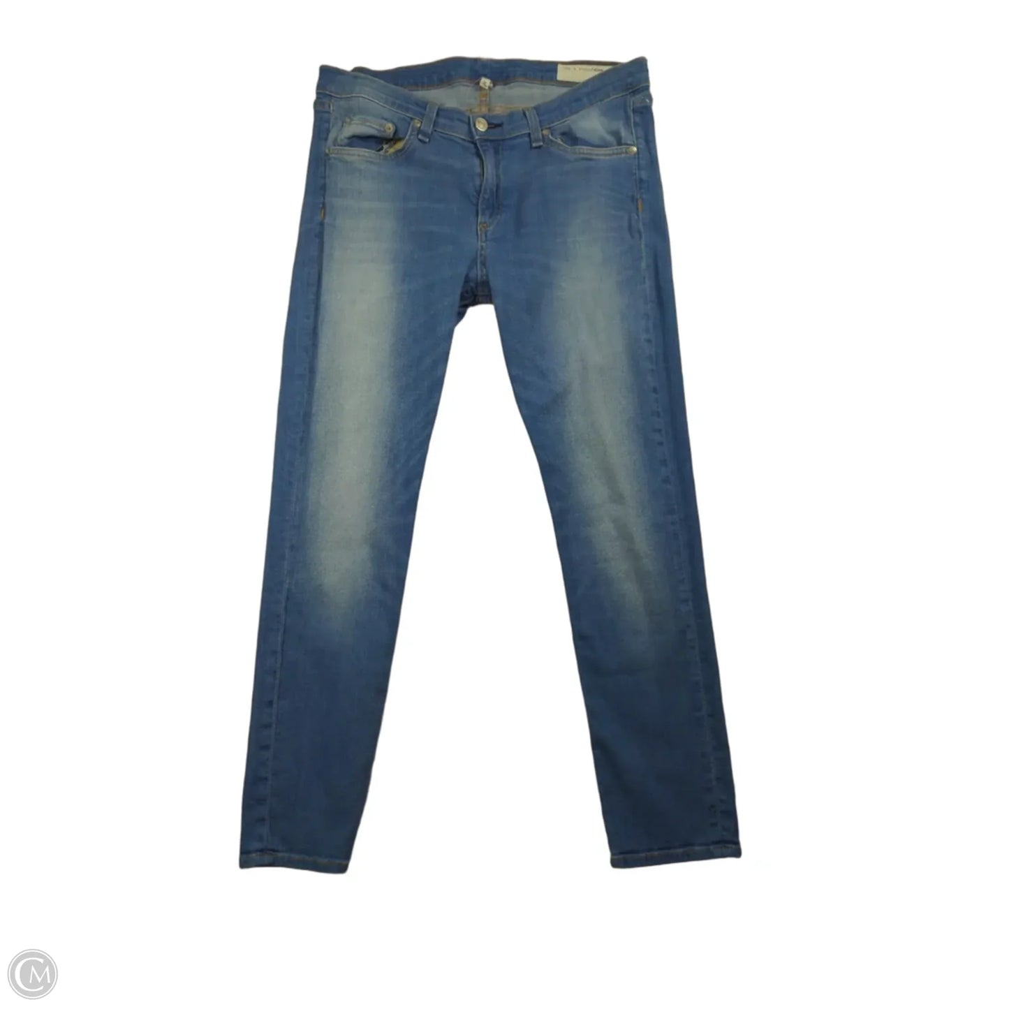 Jeans Skinny By Rag And Bone In Blue, Size: 12