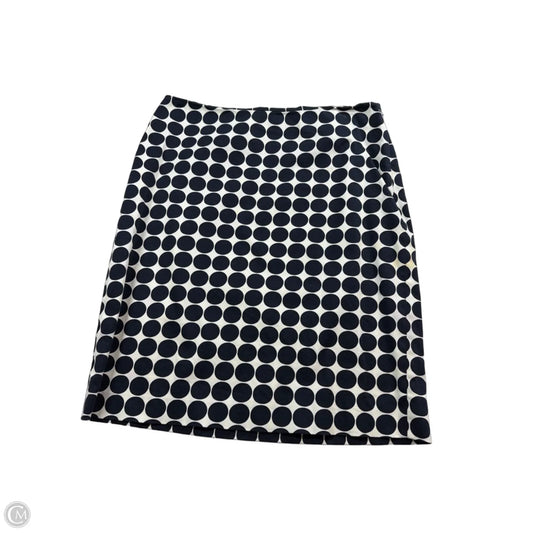 Skirt Midi By Anne Klein In Blue & White, Size: 6