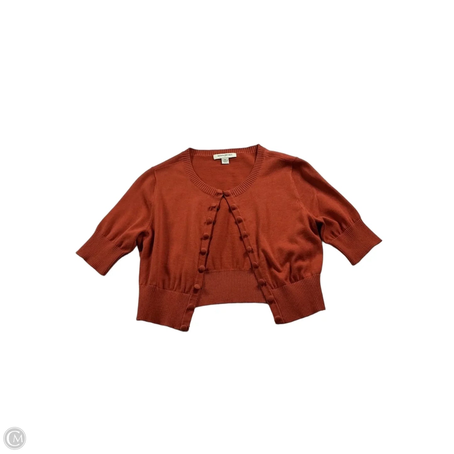 Cardigan By Banana Republic In Orange, Size: Xs