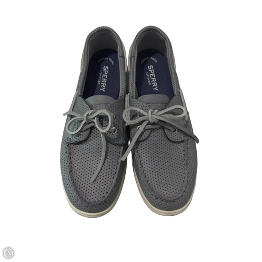 Shoes Sneakers By Sperry In Grey, Size: 9