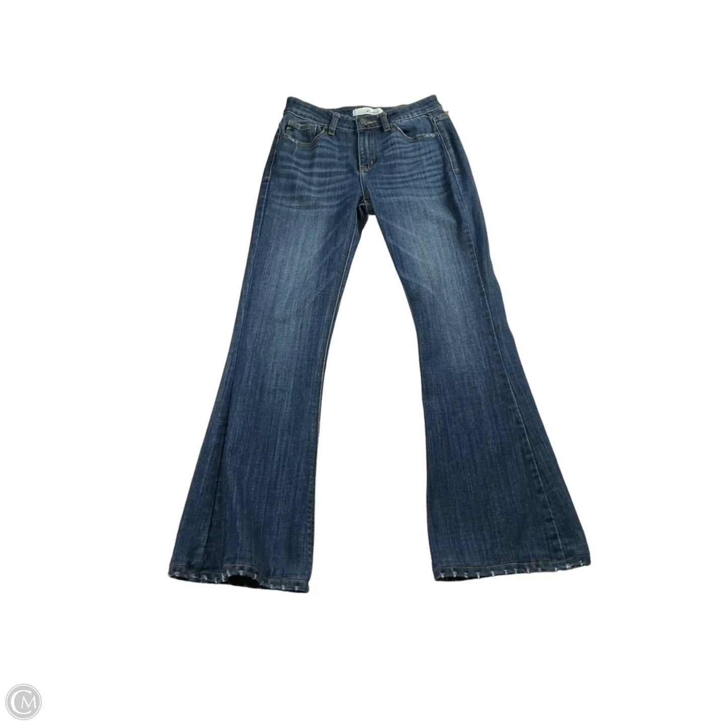 Jeans Boot Cut By Kancan In Blue Denim, Size: 2