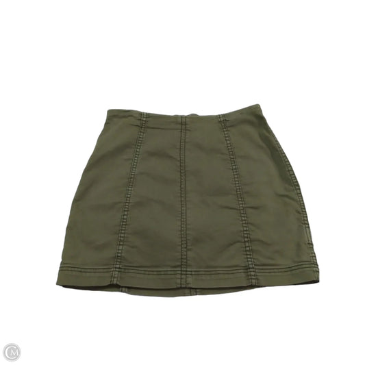 Skirt Mini & Short By Free People In Green, Size: 8