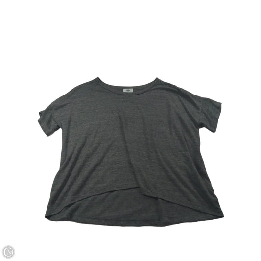Top Short Sleeve Basic By Old Navy In Grey, Size: Xs