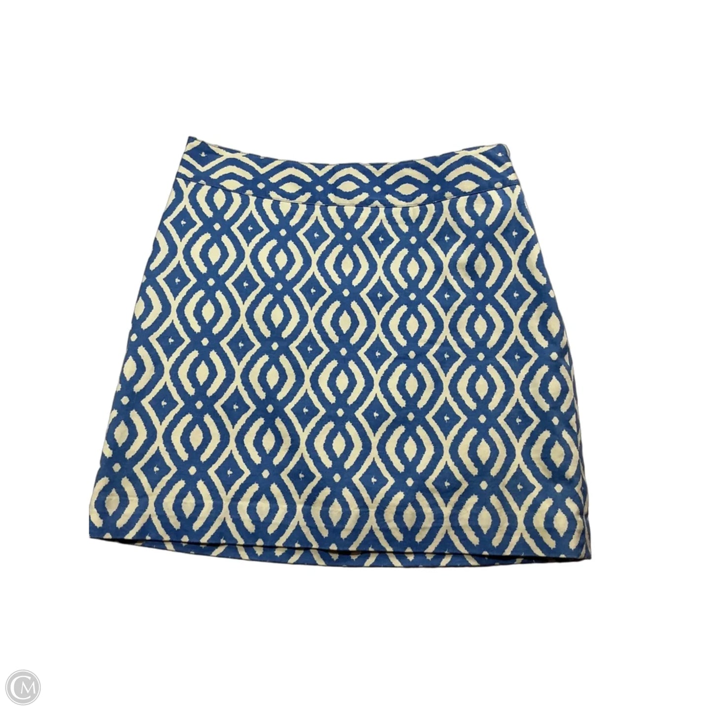 Skirt Mini & Short By Vineyard Vines In Blue & White, Size: 2