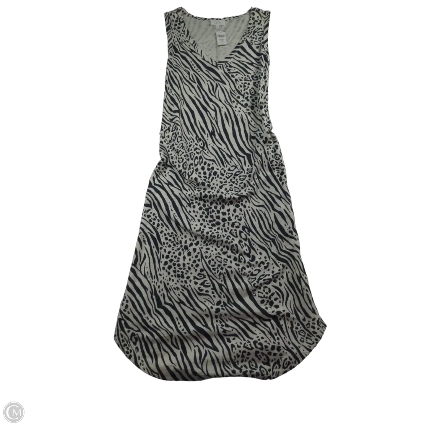 Dress Casual Maxi By Soma In Animal Print, Size: M