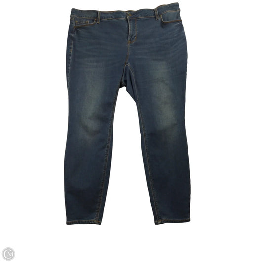 Jeans Skinny By Old Navy In Blue Denim, Size: 2x
