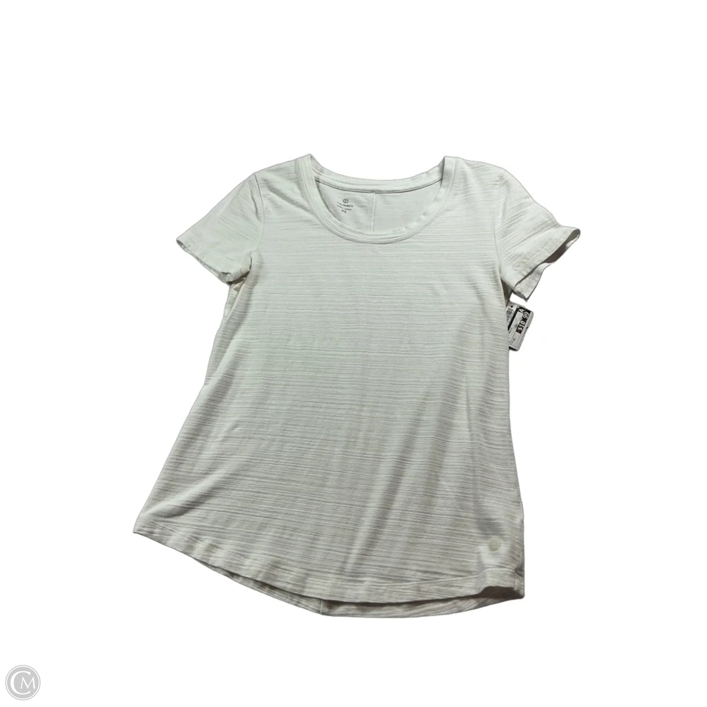Top Short Sleeve Basic By Talbots In White, Size: Xs