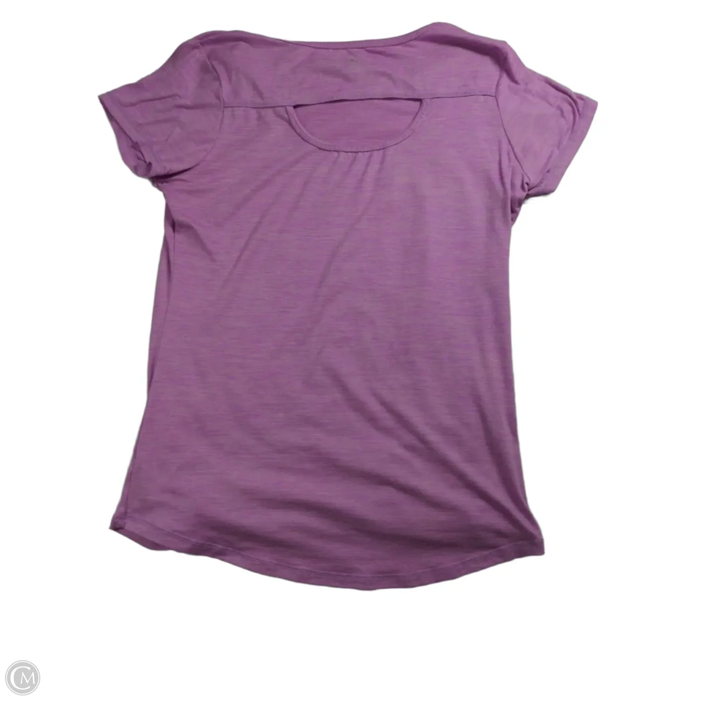 Top Short Sleeve Basic By Gaiam In Purple, Size: L