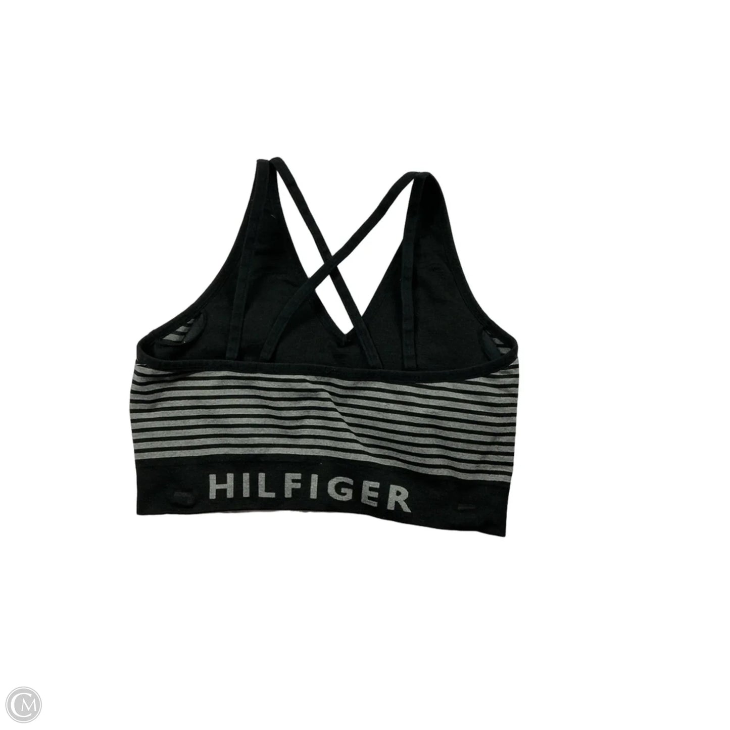 Bra By Tommy Hilfiger In Black & Grey, Size: S