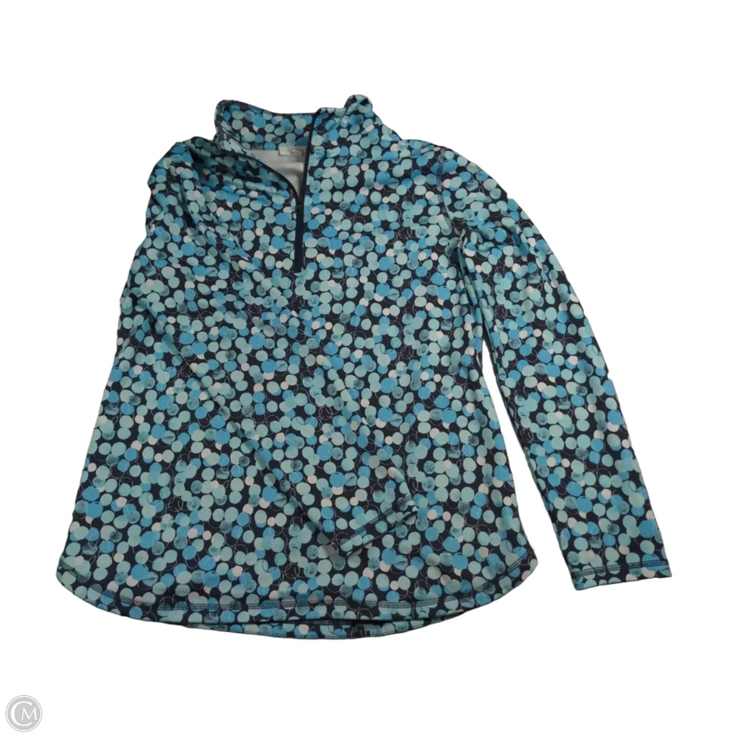 Athletic Jacket By Talbots In Blue, Size: L
