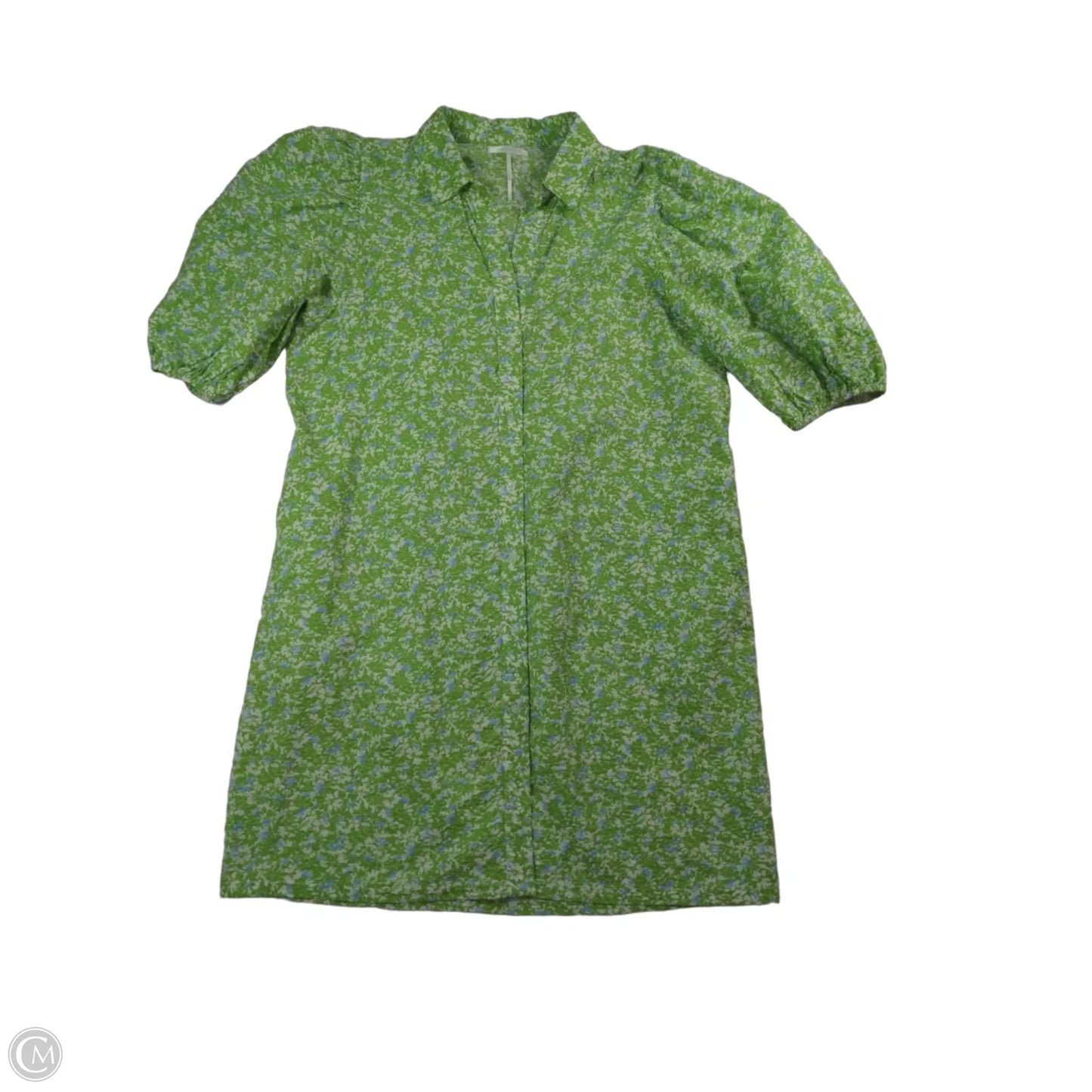 Dress Casual Maxi By Clothes Mentor In Green & White, Size: S