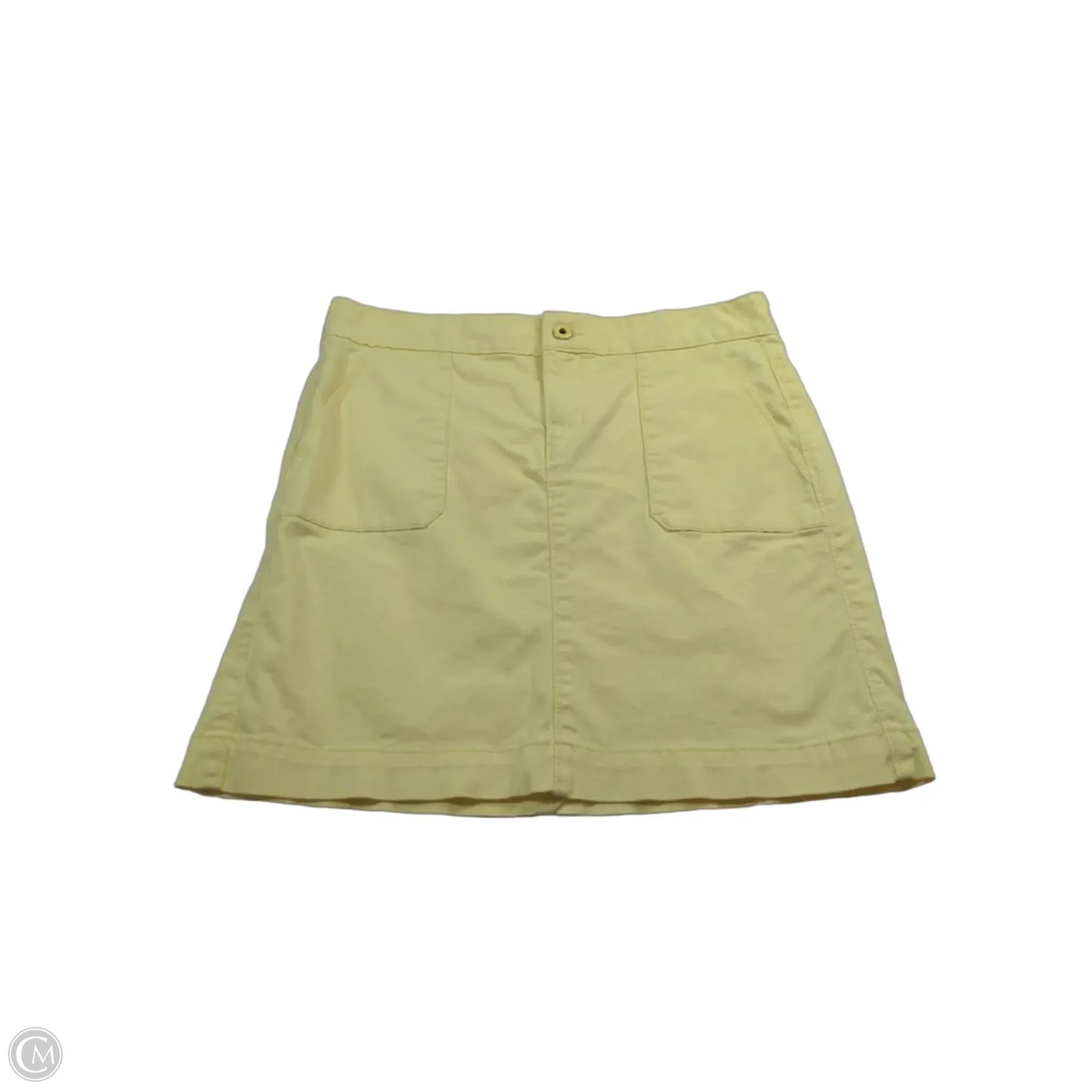 Skirt Mini & Short By Loft In Yellow, Size: 4