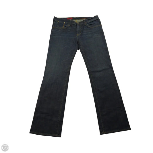 Jeans Straight By Adriano Goldschmied In Blue Denim, Size: 14
