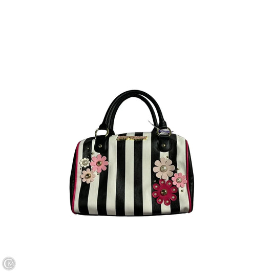 Handbag Leather By Betsey Johnson, Size: Medium