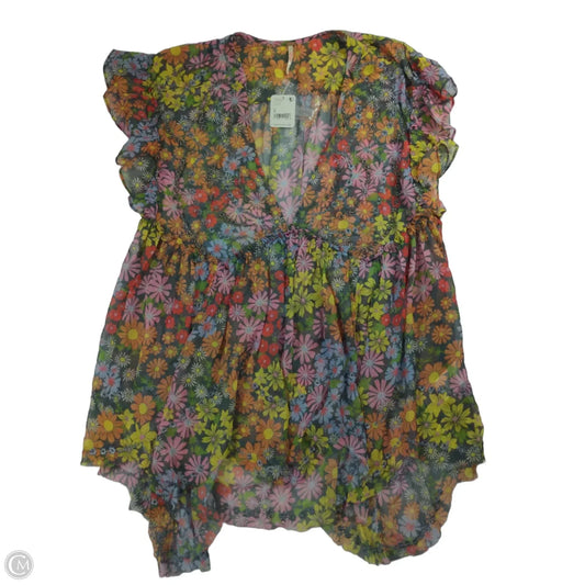 Swimwear Cover-up By Free People In Floral Print, Size: S