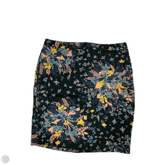 Skirt Mini & Short By Loft In Floral Print, Size: 4p