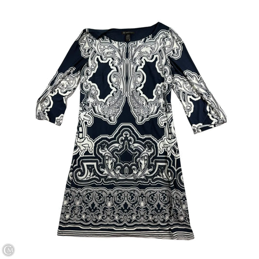 Dress Casual Short By Inc In Blue & White, Size: M