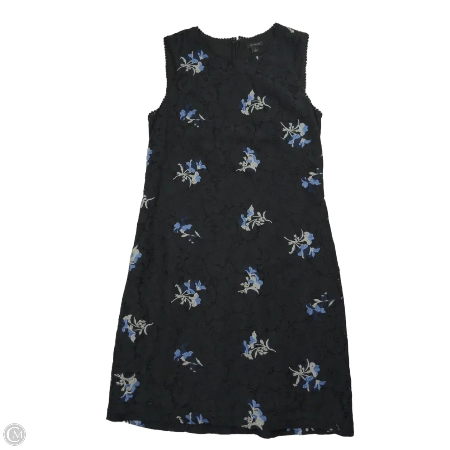Dress Casual Short By Ann Taylor In Black & Blue, Size: 2
