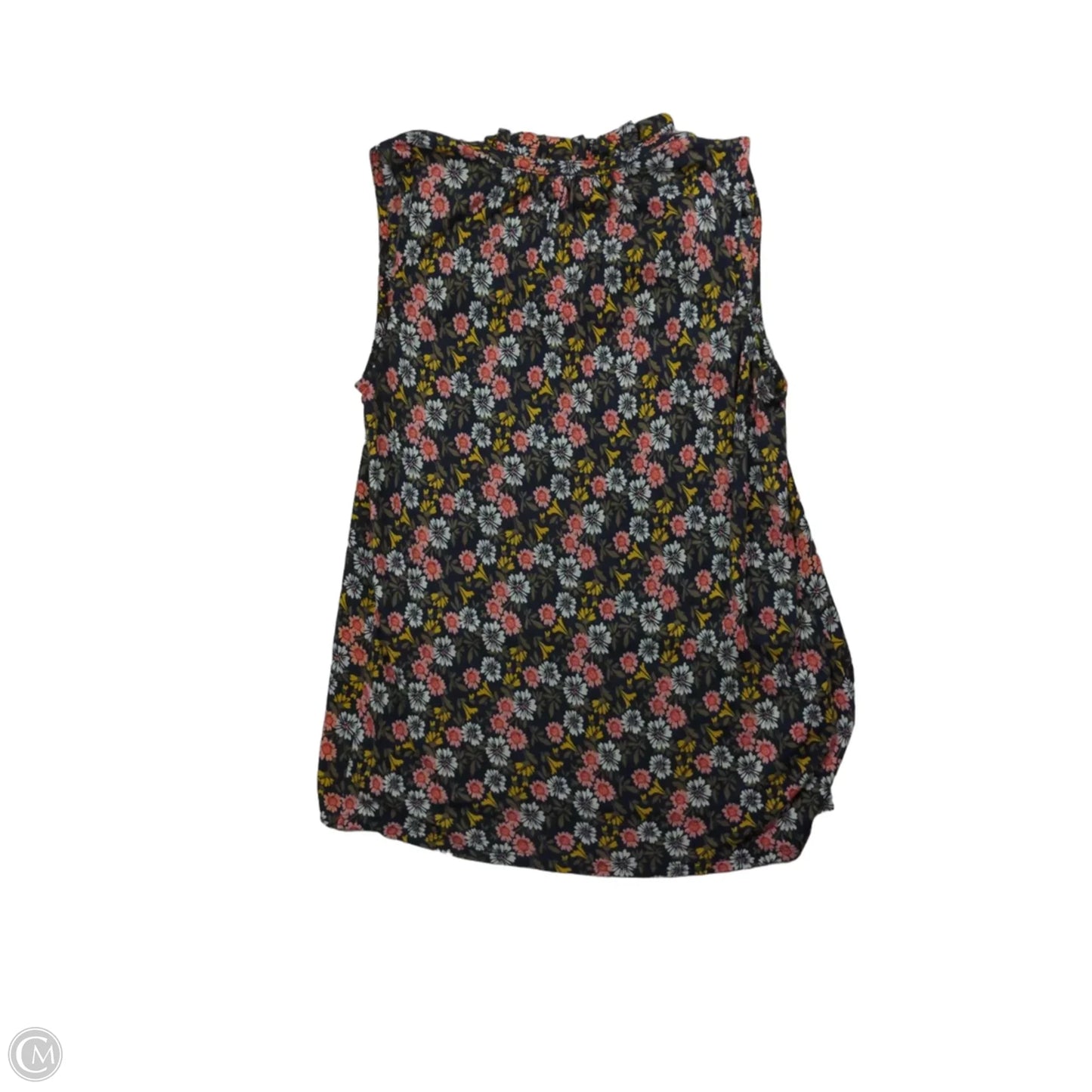 Top Sleeveless By Loft In Floral Print, Size: Xs