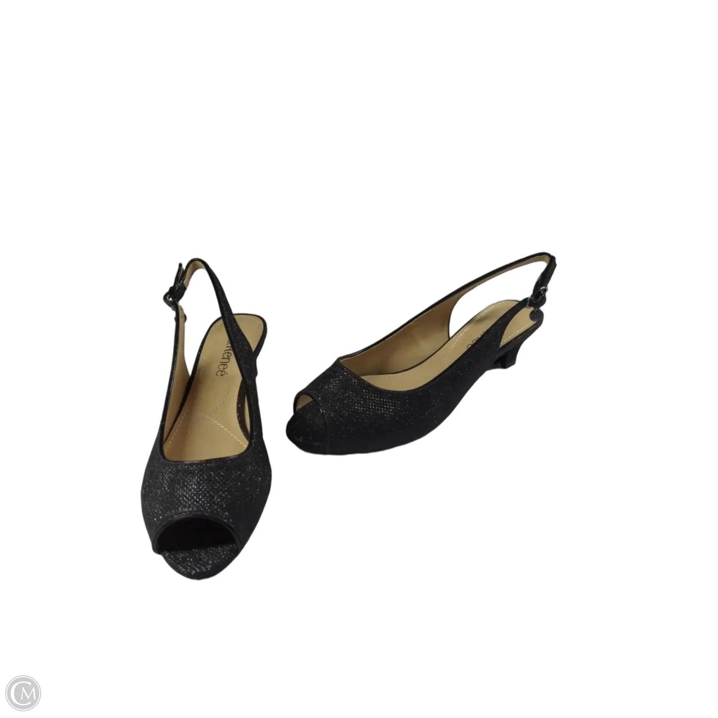Shoes Heels Kitten By Clothes Mentor In Black, Size: 9