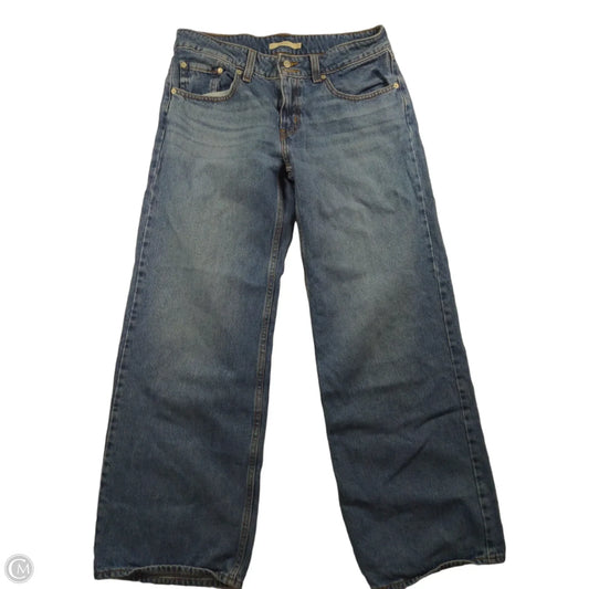 Jeans Wide Leg By Levis In Blue Denim, Size: 10