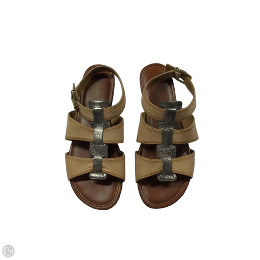 Sandals Flats By Clarks In Beige, Size: 7.5