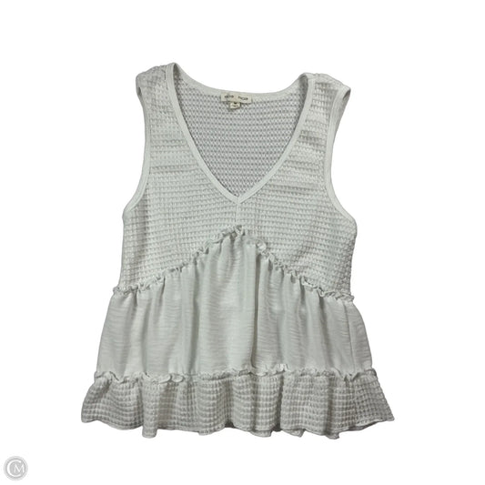 Tank Top By Moa Moa In White, Size: M